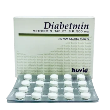 Tab Diabetmin 500mg (By card)