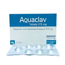 Tab Aquaclav 375mg (By Card)