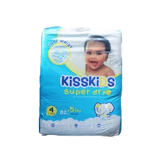 KissKids B/Diaper (Jumbo) sz 4 (82 pcs)