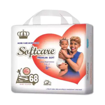 SoftCare White (Eco pk) B/Diaper (L) 40/46pc
